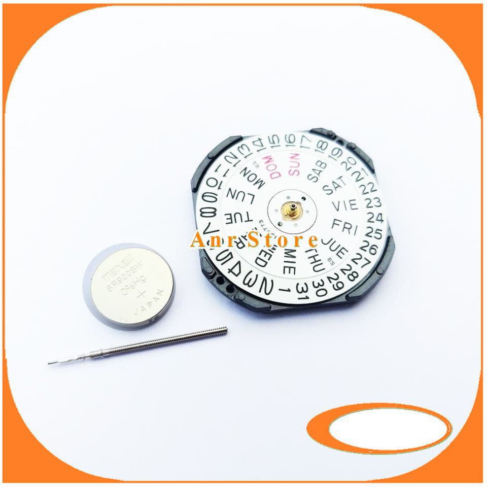 Mesin Jam Tangan Vx43e Vx-43 Vx 43e Original Tanggal Hari Samping