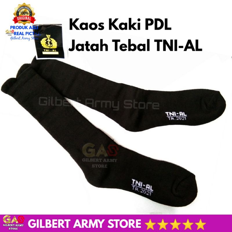 Grosir Kaos Kaki Jatah Tni Al Putih Olahraga Hitam Pdl Tebal Asli Original Premium GILBERT ARMY STORE Cotton Murah Terbaru