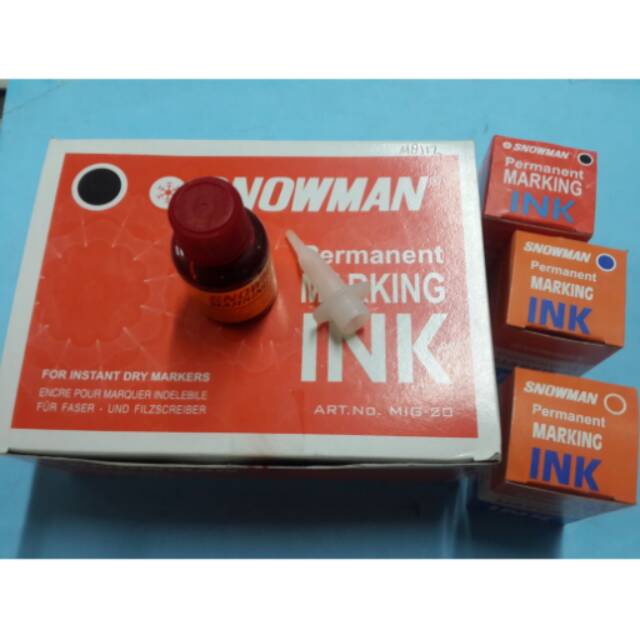 

REFILL REFIL ISI ULANG TINTA SPIDOL PERMANEN PERMANENT MARKER SNOWMAN