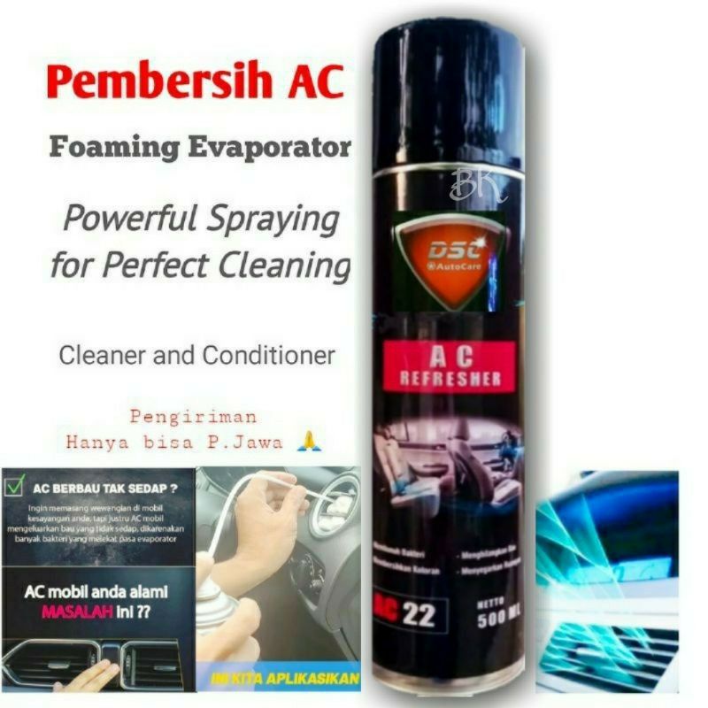 Pembersih ac mobil/Ac refresher mobil/Penghilang bau apek mobil