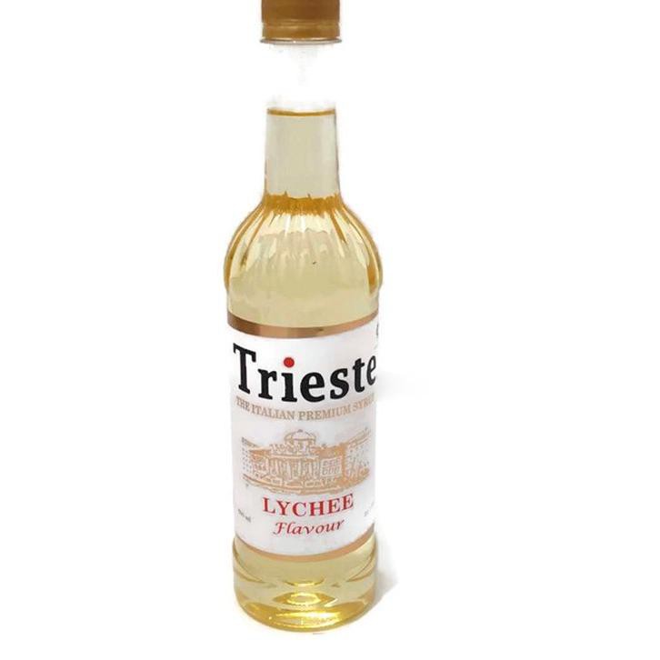 

TERMURAH!!! TRIESTE ITALIAN SYRUP VARIANT RASA LYCHEE PREMIUM FLAVOUR 650 ML - SIRUP PERISA