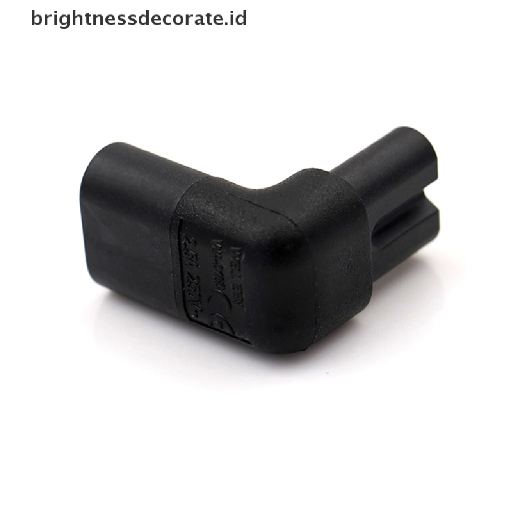 1pc Iec320 C7-C8 Adapter Power Sudut Kanan 90 Derajat Untuk Ac