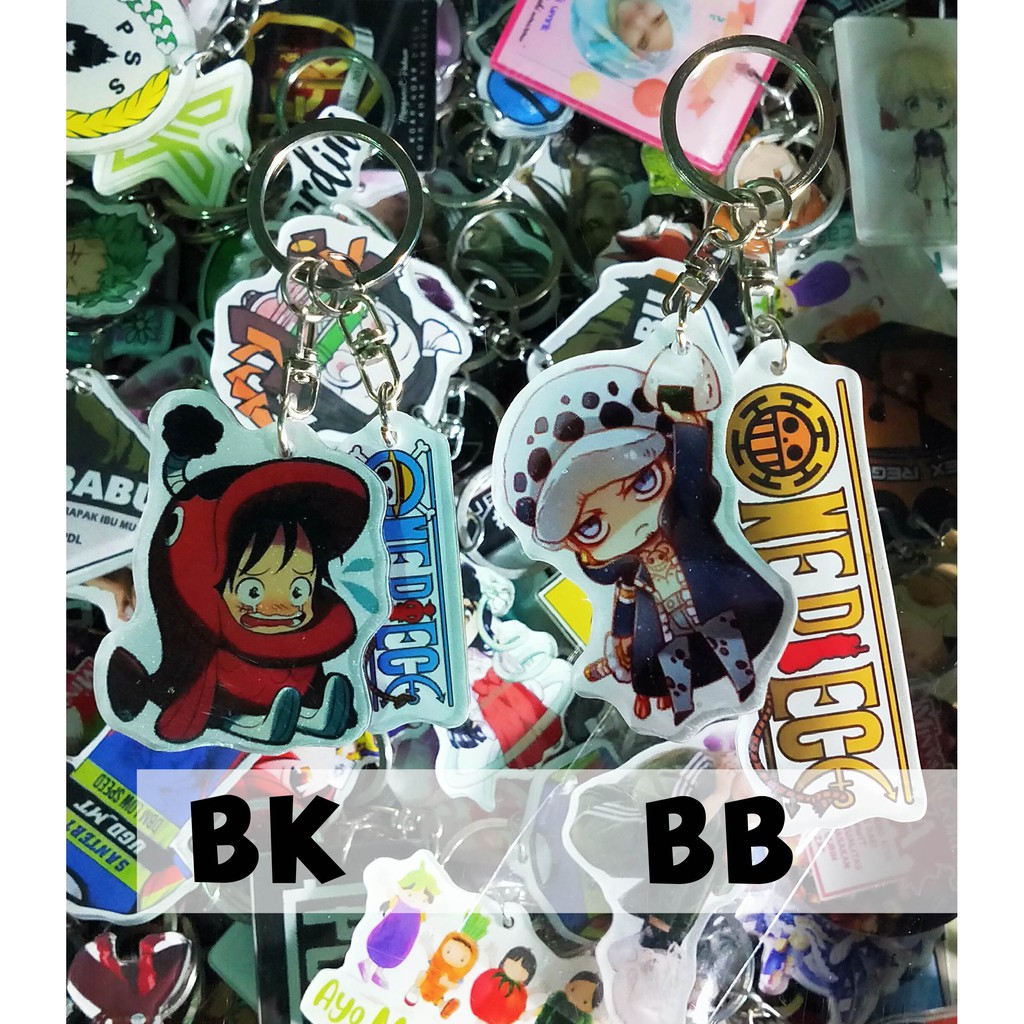 GANCI AKRILIK 2 LAYER CUSTOM (GANTUNGAN KUNCI) BTS KPOP exo Wanna One NCT Got7 black pink Monsta X