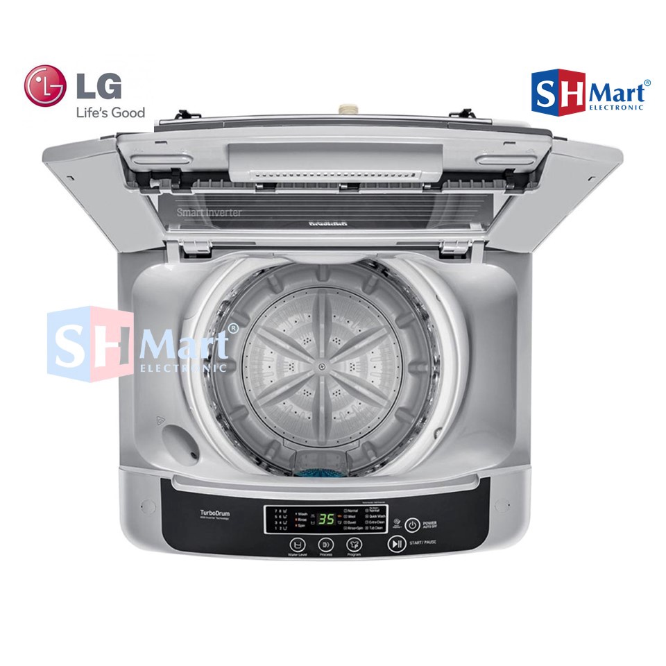 MESIN CUCI LG 1 TABUNG 7 KG TOP LOADING INVENTER T2107VSPCK / 2107VSPCK GARANSI RESMI ( MEDAN )