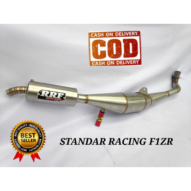 Knalpot F1zr Standar Racing Stainless Anti Karat