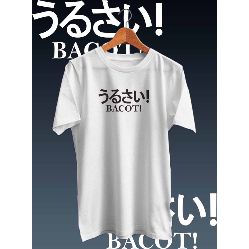 KAOS DISTRO tumbller &quot;BACOT JEPANG&quot; kaos T-SHIRT PRIA/WANITA