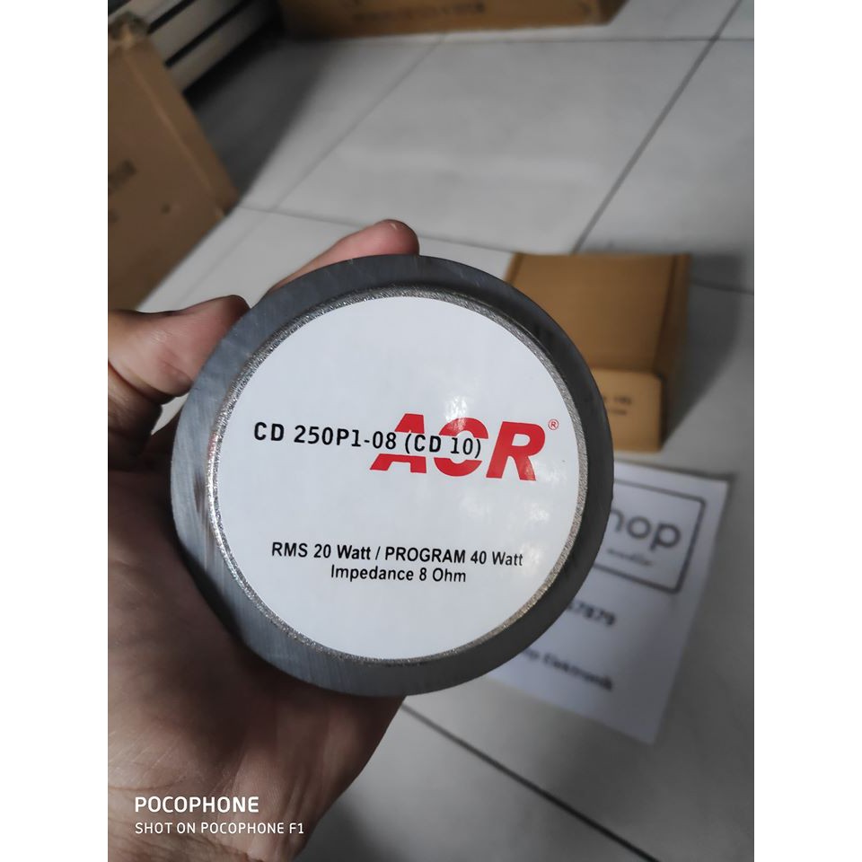 Driver Tweeter ACR CD10 CD250P1-08 Twetter ACR CD10 CD250P1 Original VC 1 inchi 100 Watt Maxx Drat