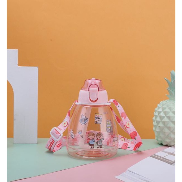 TOKO21GROSIR BOTOL MINUM GEMOY POLOS 1.2 L/ FREE STIKER 2D&3D + TALI