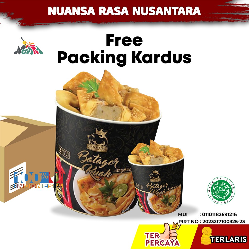 

[ TERLARIS & TERPERCAYA ] GINDING - Cuanki Express & Batagor Kuah Khas Bandung Instant Pedas Lezat 1