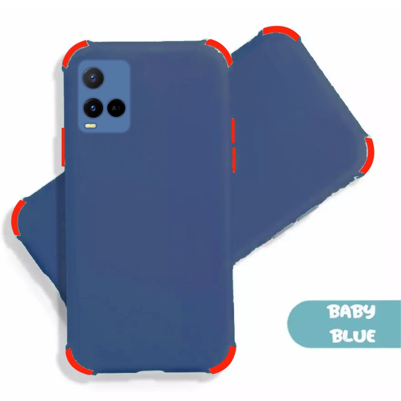 Soft Case Crack Macaron 2Tone Vivo Y21 Y21A Y21E Y21S Y21T Y33S Y33T Dengan Bumper Protect Pelindung Camera