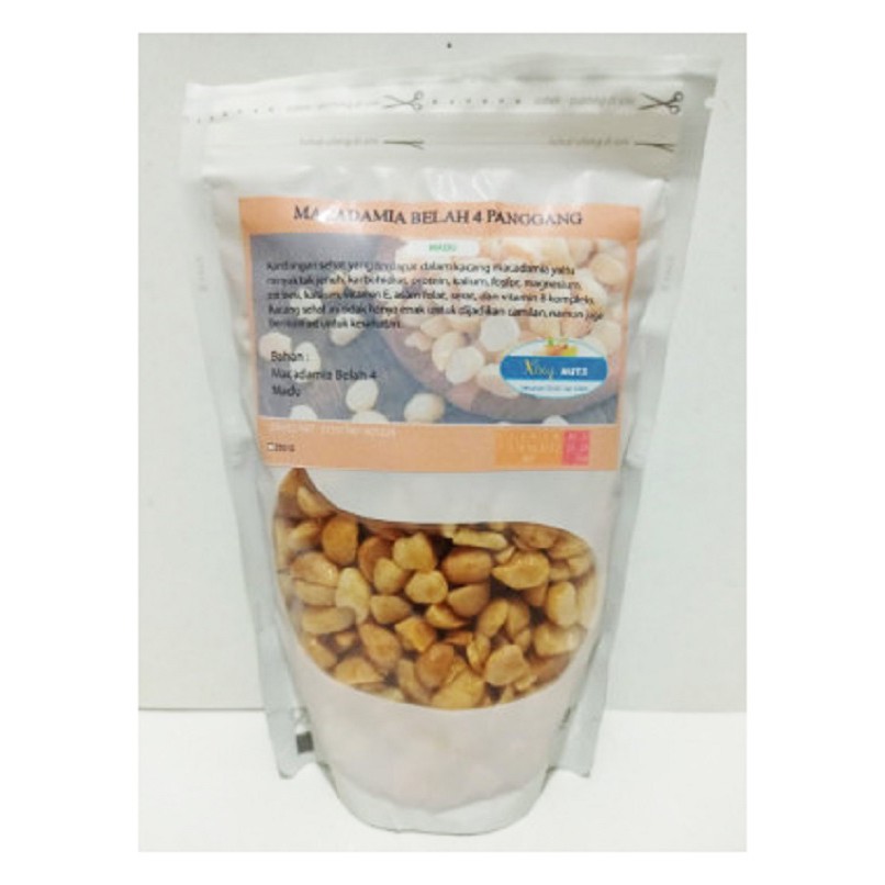 

Macadamia Belah 4 Panggang Madu 250 G