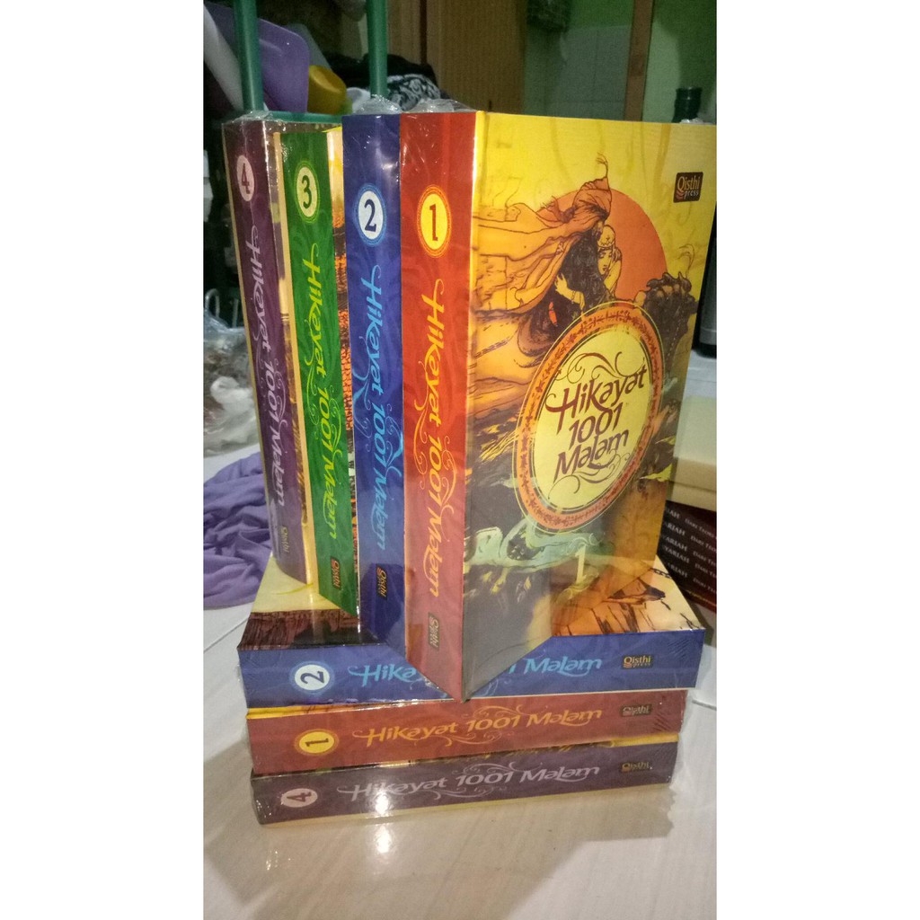 Paling Murah Hikayat 1001 Malam. 1Set. Empat Buku Lengkap