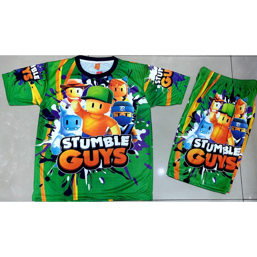 setelan baju anak  gamer evos free fire/stelan jersey baju gamer evos free fire size 5-12thn