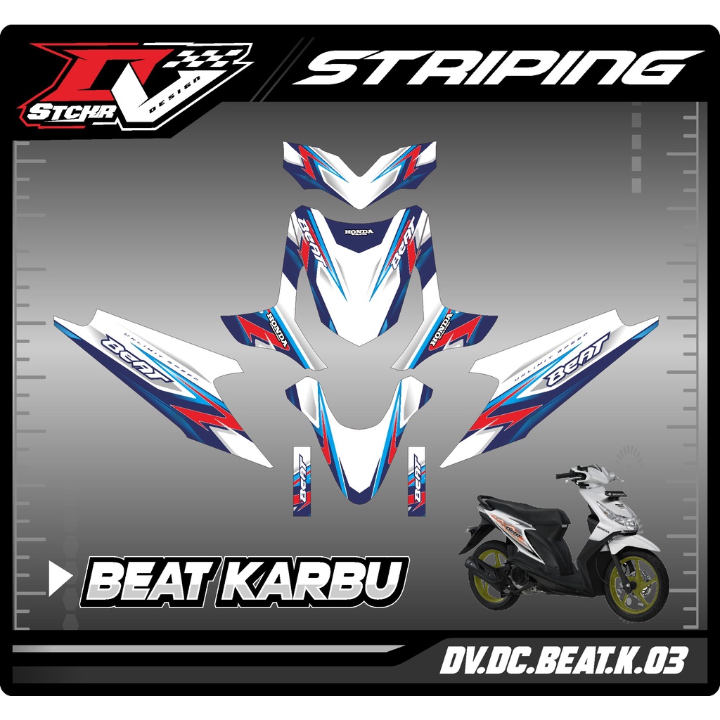 decal beat karbu-decal beat karbu full body-stiker beat karbu 2008