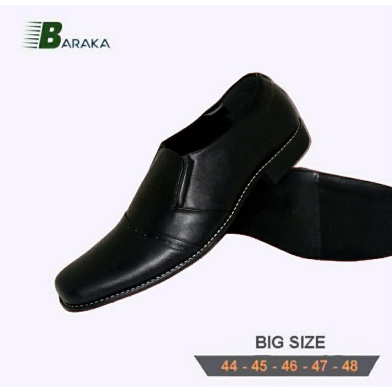 Sepatu Pantofel Pria Big Size 44-45-46-47-48 /Sepatu Kerja Kantoran Jumbo PNS Guru Direktur, 48