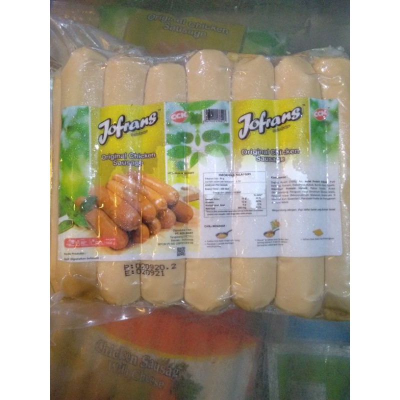 

JOFRANS SOSIS BAKAR ORIGINAL 1KG AYAM