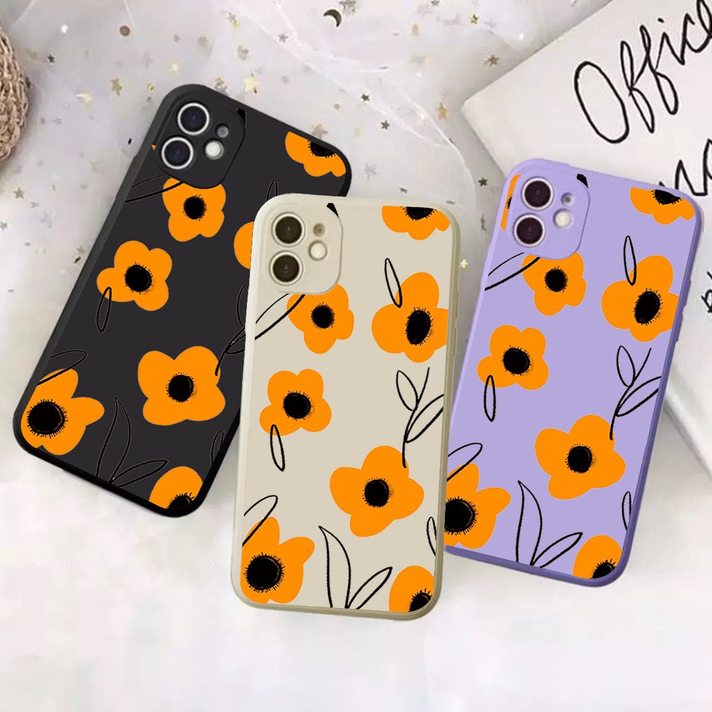 DC CASE INFINIX SMART 4 / SMART 5 / SMART 6 RAM 3GB / HOT 9 PLAY NEW CASE MACARON SUNFLOWER