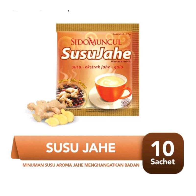 

Sidomuncul Susu Jahe Original 10's - Menghangatkan Badan