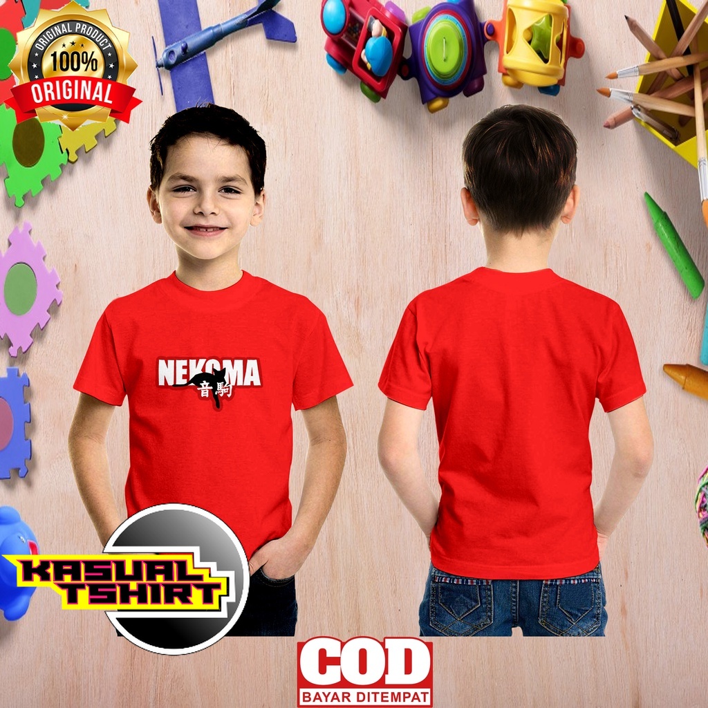 KAOS ANAK ANIME / PAKAIAN ANAK / BAJU ANAK ANIME NEKOMA