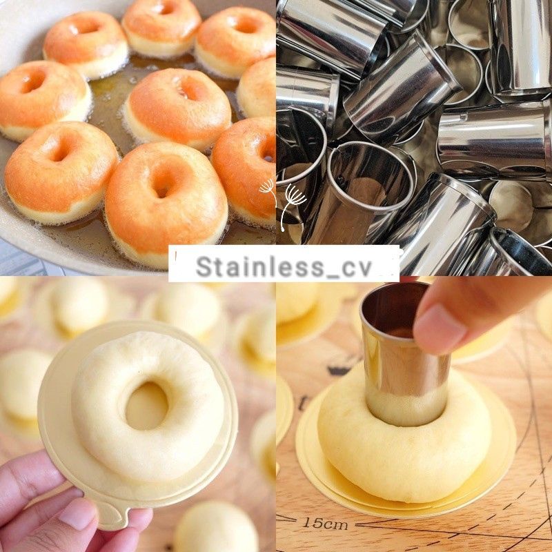Pembolong donat / Alat pembolong adonan donat stainless / Cetakan donat