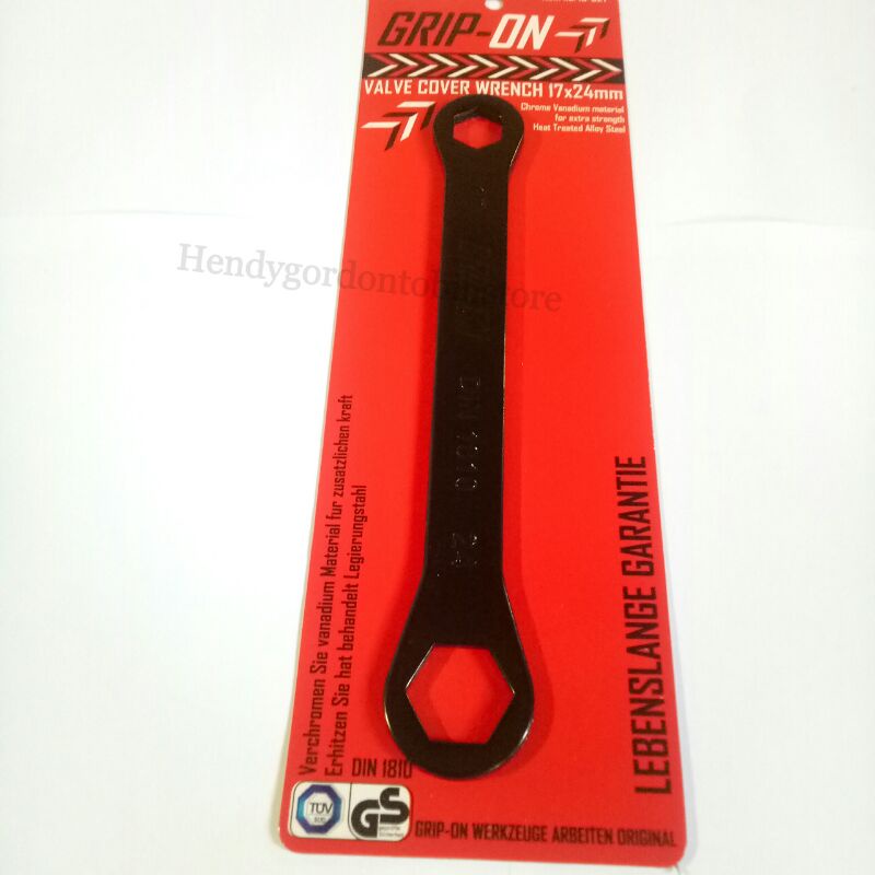 KUNCI TUTUP KLEP MOTOR 17-24 MM - VALVE COVER WRENCH GRIP ON 18-827 / KUNCI BLOK 17X24 LURUS / KUNCI TUTUP KLEP 17X24MM-3