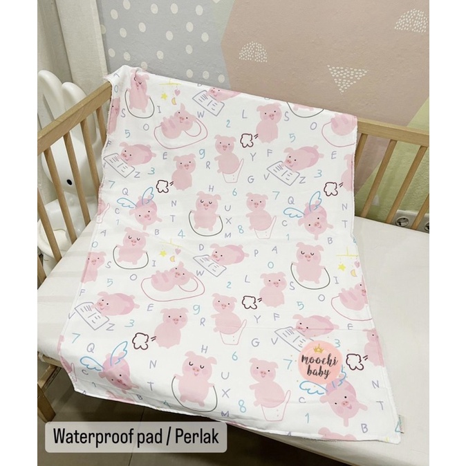 moochi baby waterproof pad perlak tatakan ompol baby newborn
