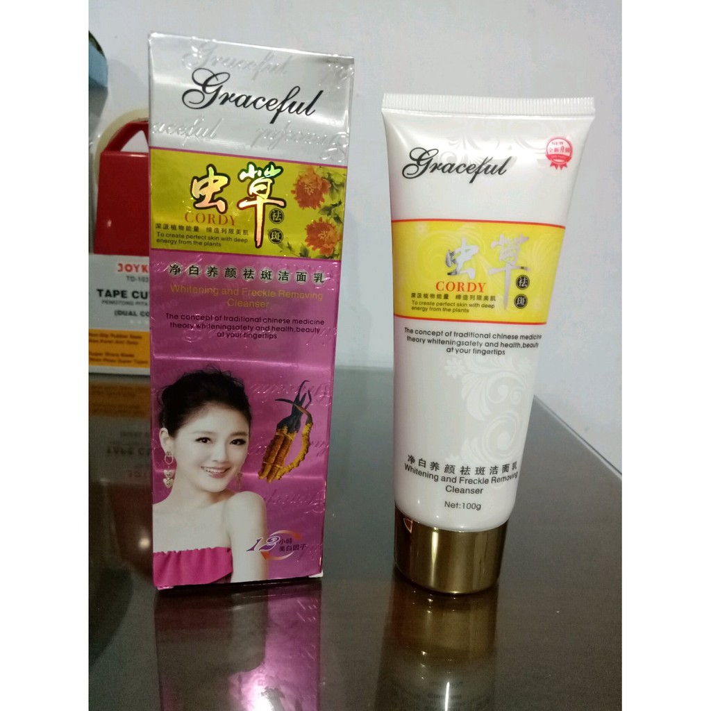 FACIAL FOAM GRACEFUL / YU CHUN MEI KEMASAN BARU ORIGINAL - CORDY / sabun graceful / graceful sabun