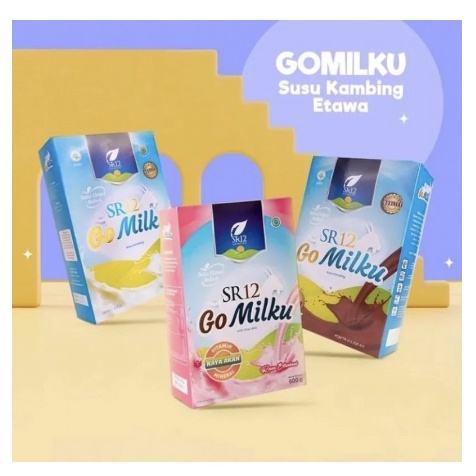 

[FLASH SALE] SUSU GOMILKU SR12 200 GRAM / GO MILKU SUSU KAMBING ETAWA KUALITAS PREMIUM / GOAT MILK BUBUK TANPA GULA BPOM