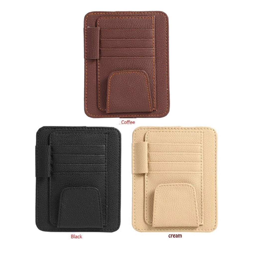 TEMPAT KARTU DI VISOR CARD HOLDER SUNVISOR MOBIL CAR ORGANIZER KARCIS