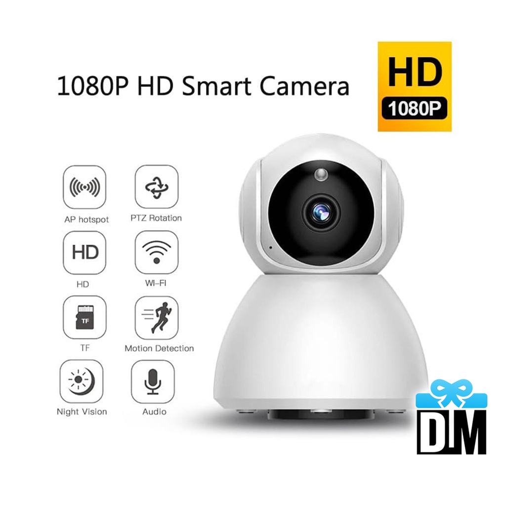 Kamera CCTV SNOWMAN IP CAMERA V380 PRO 2MP FULL HD 360P-1080P WIRELESS CCTV WIFI AP MODE