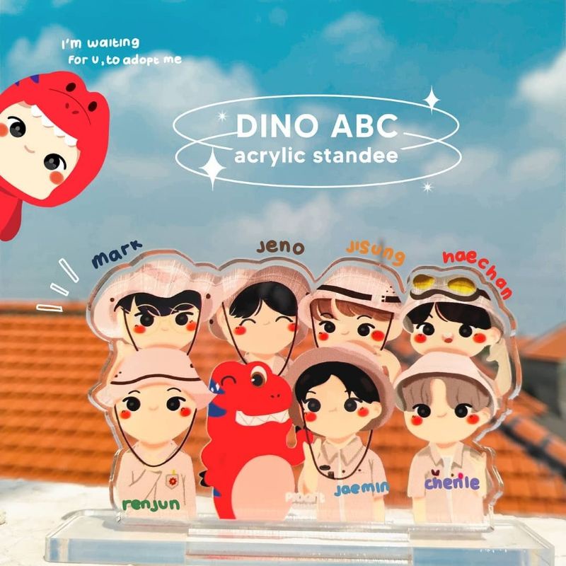 DINO ABC NCT DREAM STANDEE , STICKER , DAN ART PRINT  || pioart.studio