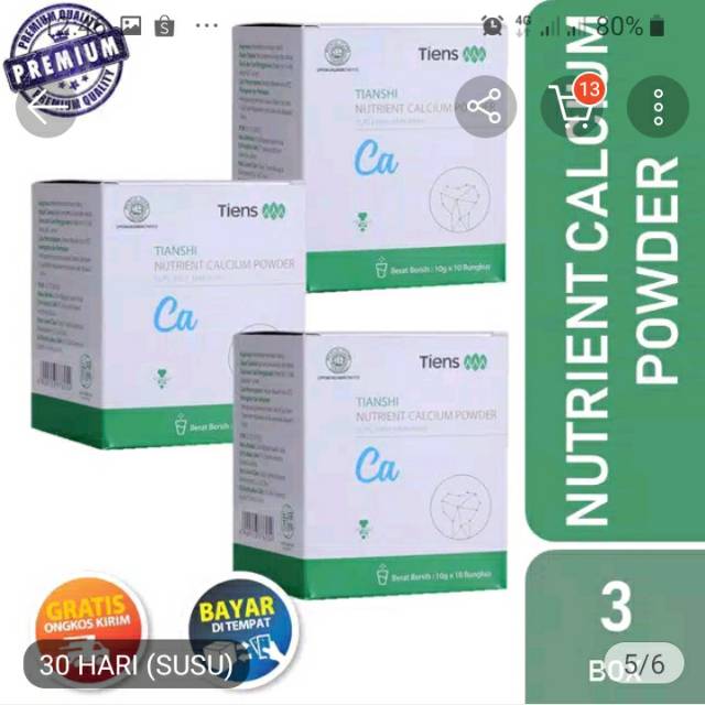 

Paket "30 Hari [NCP]" isi 30 sachet susu kalsium peninggi badan utk 30 kali konsumsi.