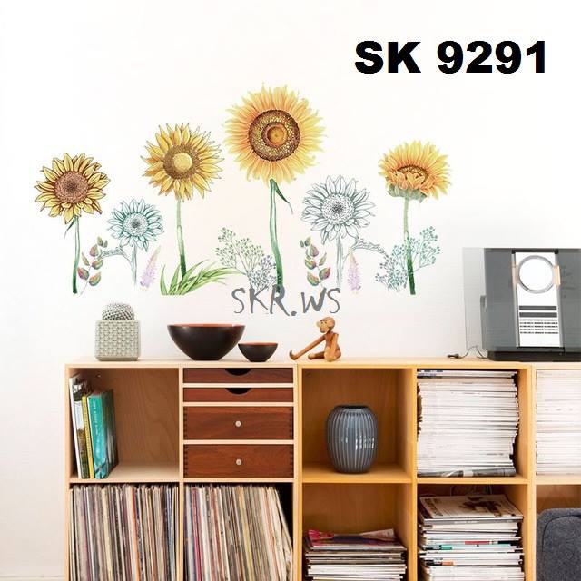 Wallsticker bunga matahari / SK9291