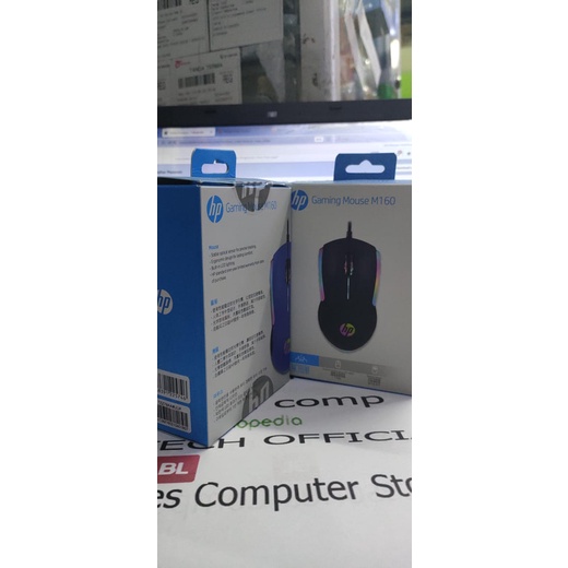 Mouse Gaming HP M160 - 1000DPI RGB USB Wired garansi resmi 1 tahun