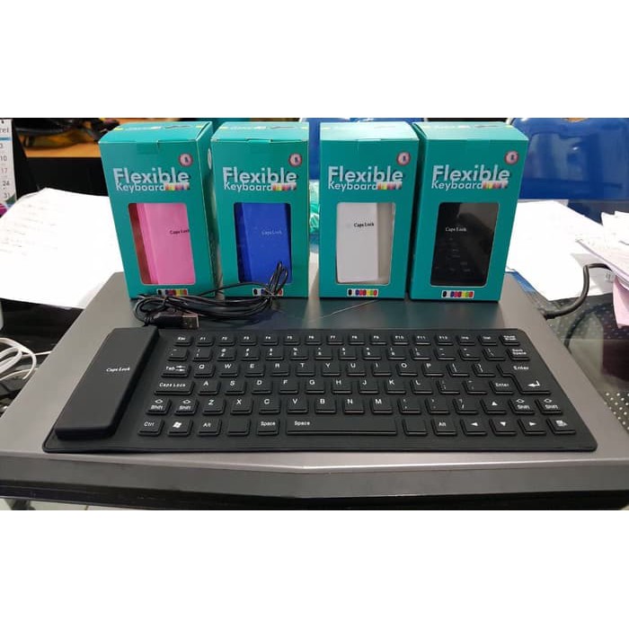 Keyboard Lipat anti air / Keyboard Flexible PC Laptop HP keyboard lipat Murah keyboard USB