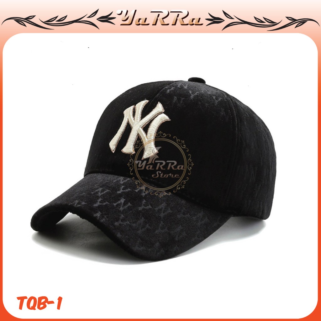 TOPI PRIA BASEBALL NY FASHION WANITA MOTIF HURUF AKSESORIS KEPALA KUALITAS PREMIUM IMPORT TQB