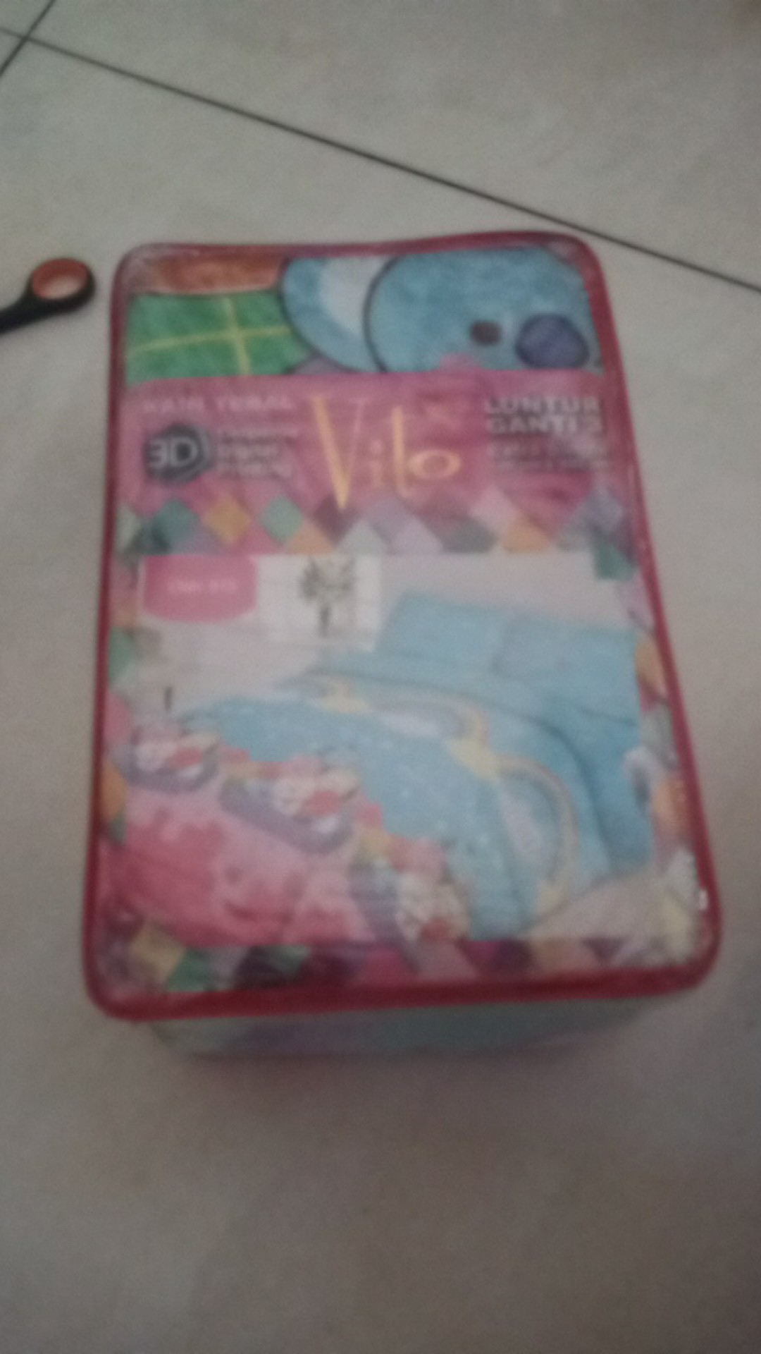 Sprei Vito 2in1 Motif Puzzle Duck Flamingo Pinky Bt21 Love Animal - Sorong 120x200 Single 120 Sp Duo