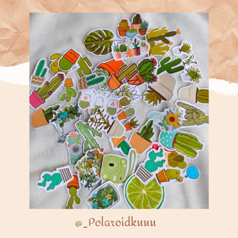 

STIKER DECORATION SCRAPBOOK KAKTUS SERIES