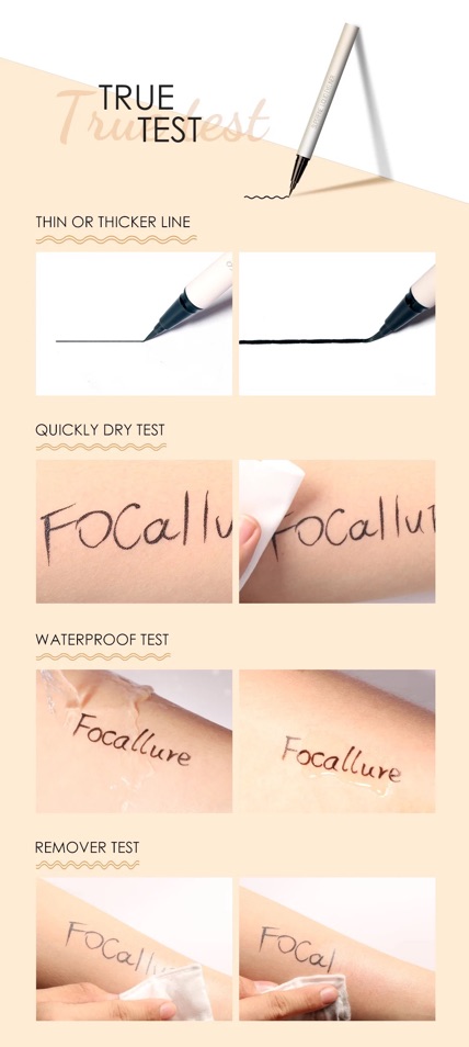 (READY &amp; ORI!) Focallure Superfine Liquid Waterproof Eyeliner FA91 FA 91 Tahan Lama Waterproof