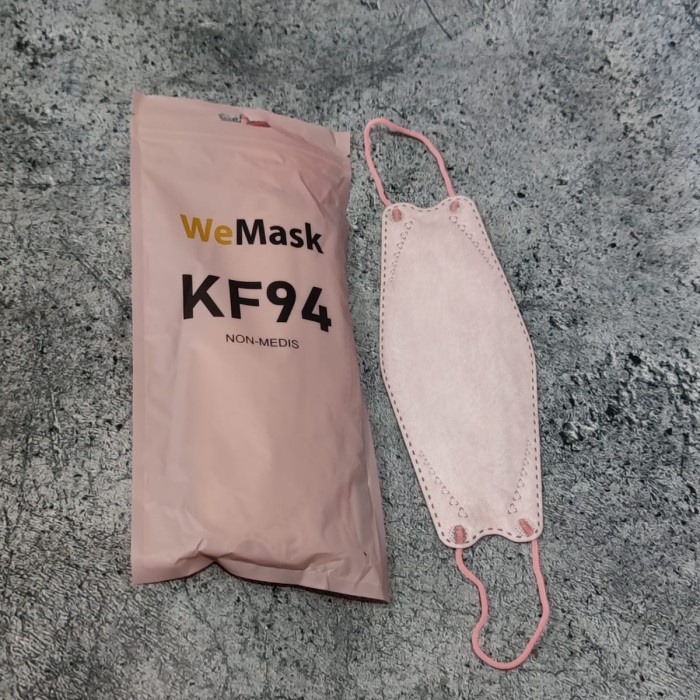 Masker KF94 WeMask / WeMaze 4PLY Emboss Earloop Original Disposable Facemask Isi 10 Pcs