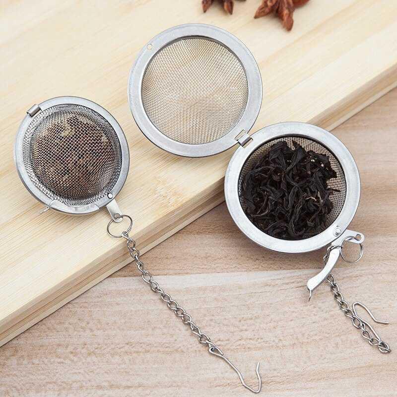 JETTING Filter Saringan Teh Reusable Tea Infuser Strainer - K520 [Silver] [70mm]