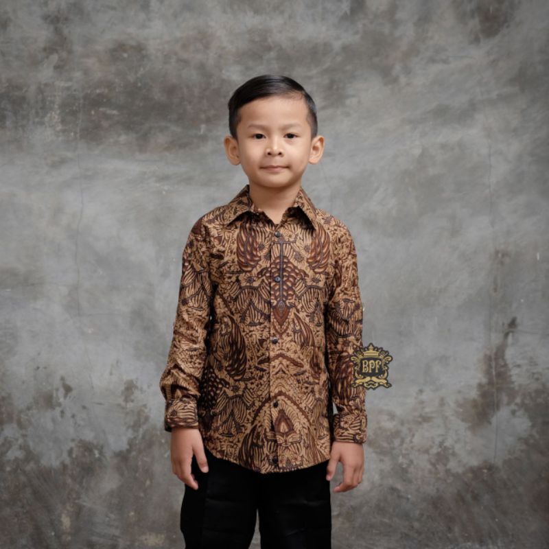 TERBARU Couple sweet || couple batik ayah dan anak cowok BATIK Motif Mataram coklat