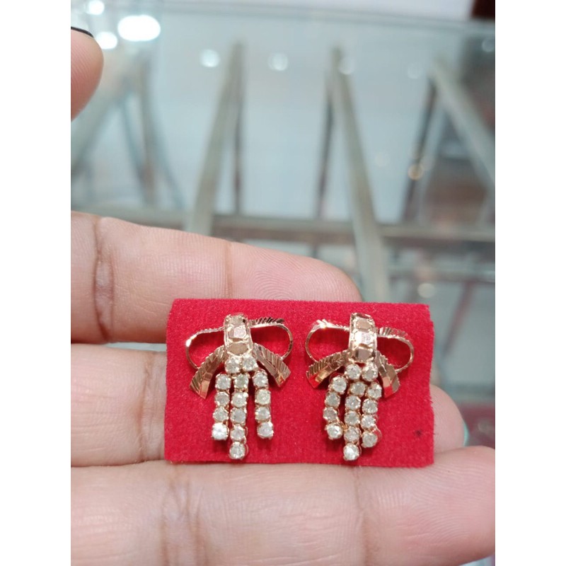 Berlian Medan Asli Anting Pita