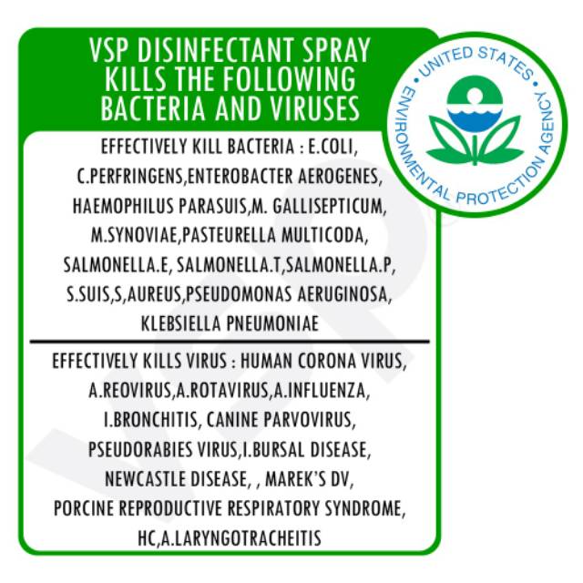 VSP Disinfectant / Disinfektan VSP Spray Anti Virus 280 mL