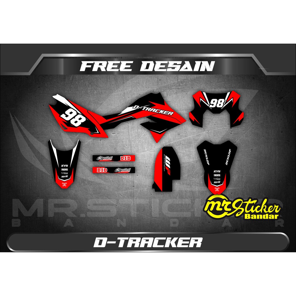 Decal klx d_tracker custom