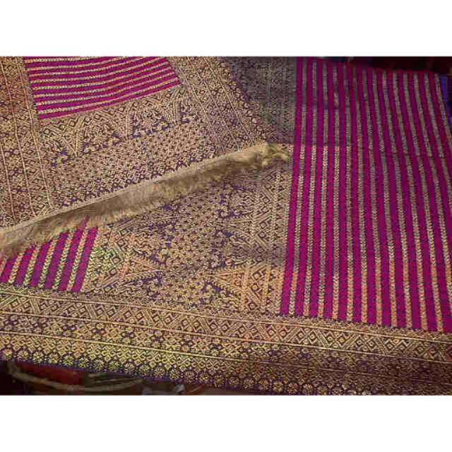 

Songket mesin asli motif terbaru bunga intan