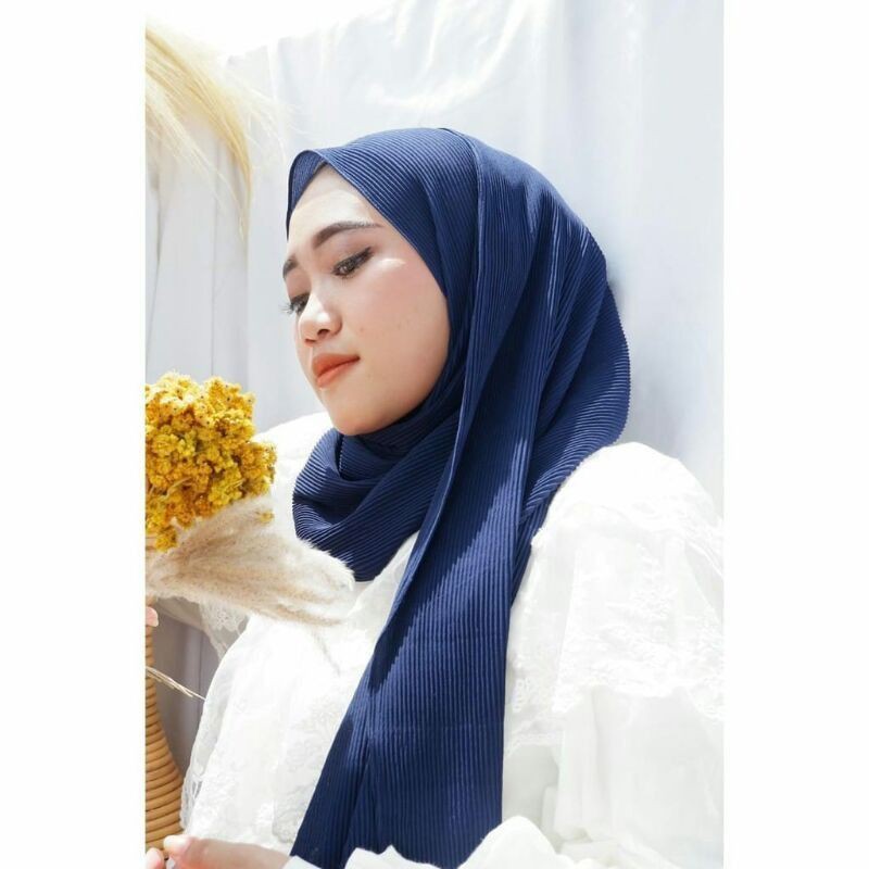 PASHMINA FULL PLISKET / PASHMINA PLISKET BAHAN HYGET / HIJAB PASHMINA / JILBAB / KERUDUNG