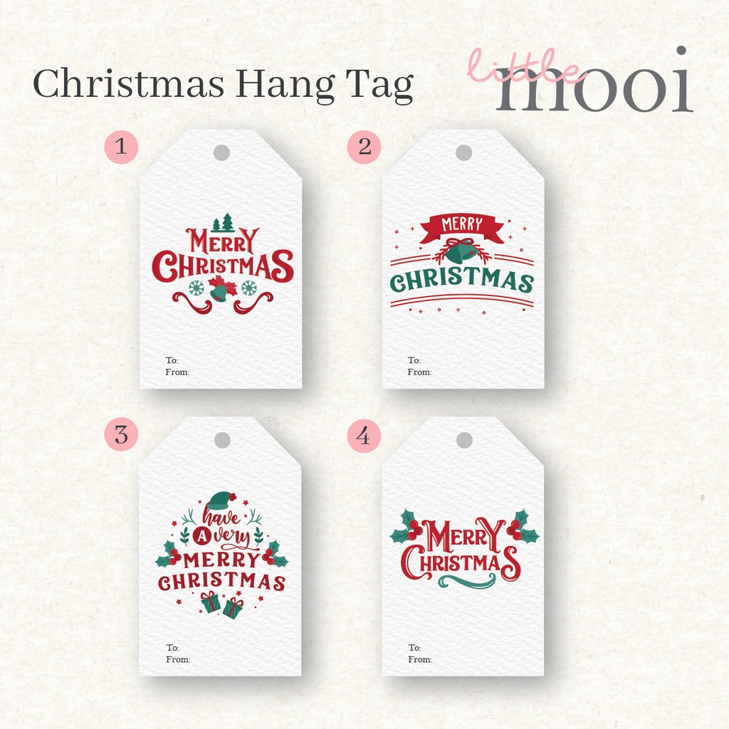 CHRISTMAS HANG TAG/ HANG TAG NATAL/ HANG TAG (MC06)