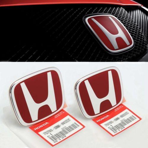 Honda Freed emblem red honda logo JDM depan belakang