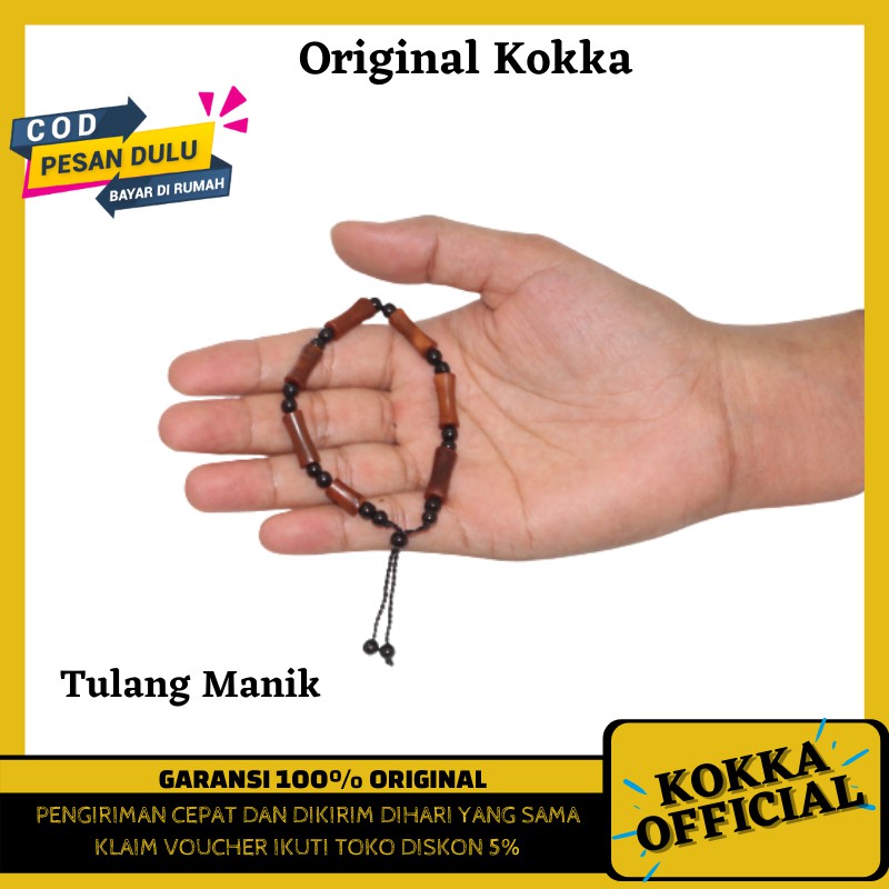 Gelang Kaokah Motif Tulang Manik Original Gelang Kayu Kauka Kaoka Kaukah By Kokka Official